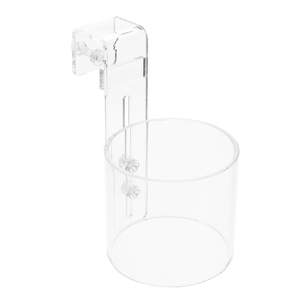 Aquarium Fish Keeping - Verstellbarer Acryl-Fischfütterungsring für Betta, Garnelen und