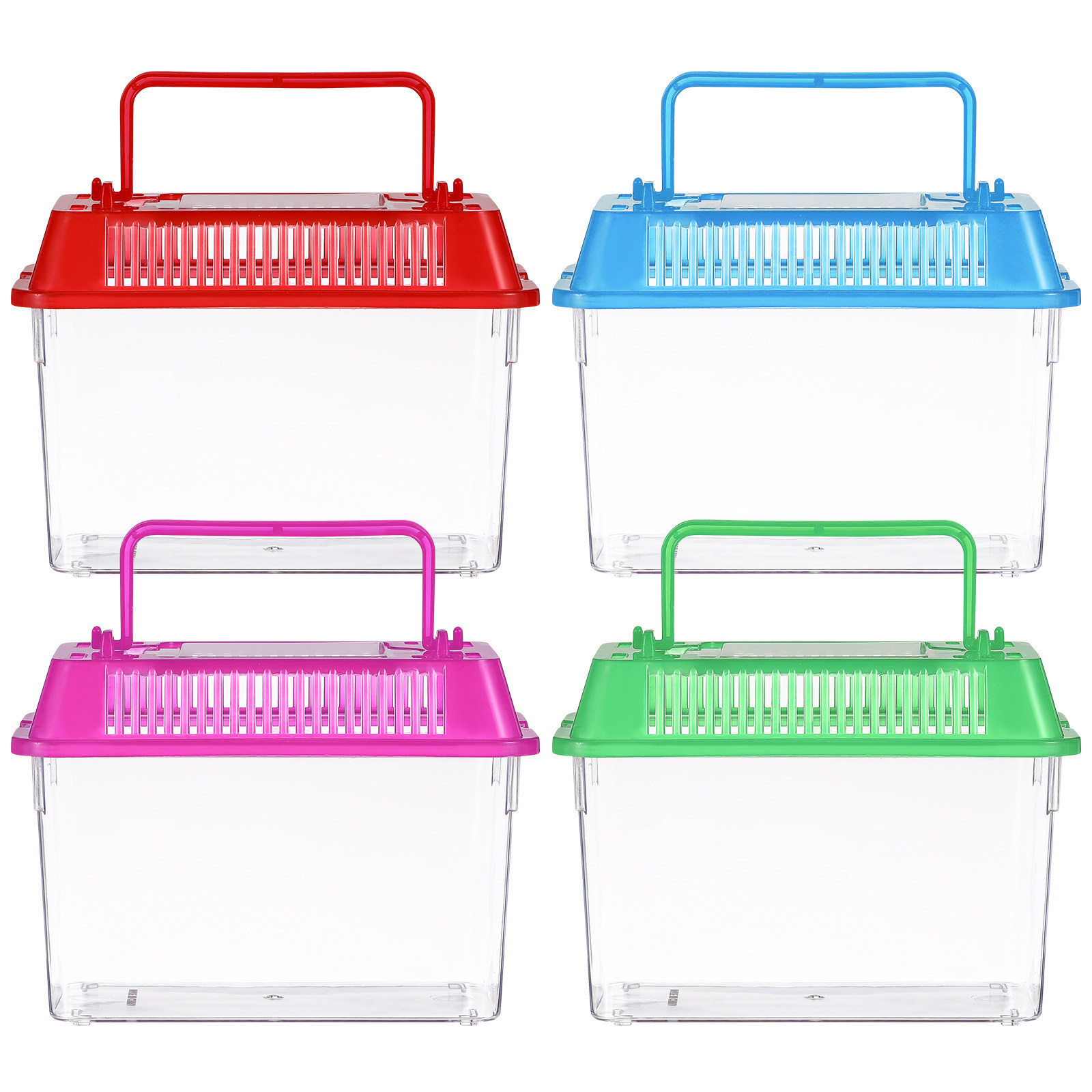 Betta Fish Tank - Tragbares Mini-Aquarium aus Kunststoff für Kleine