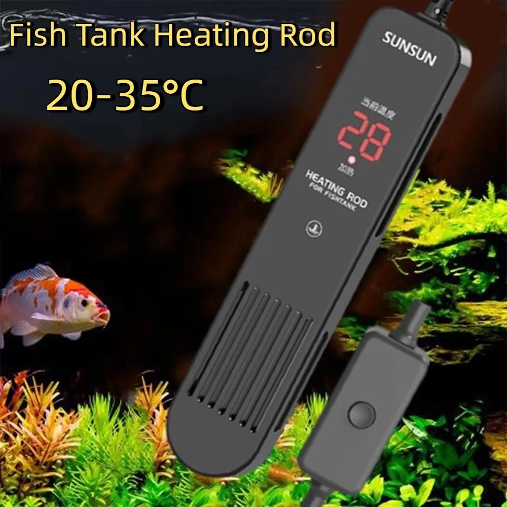 Fish Tank Heater - LCD-Display 20-35 ° C Digitaler Heizstab