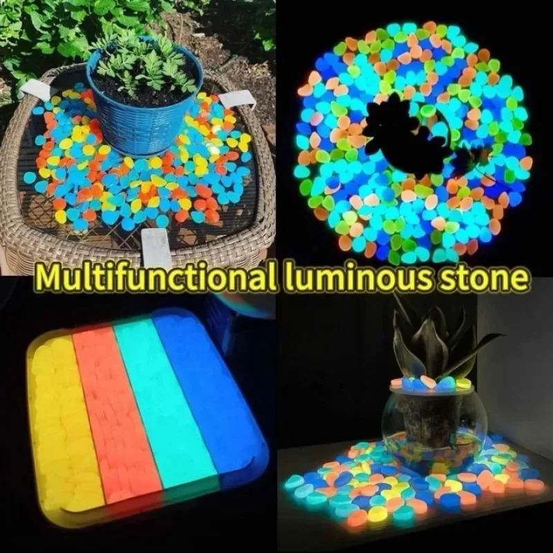 100-1000PCS Leuchtenden Stein  – Fish Aquarium Home Bewertung und Preis