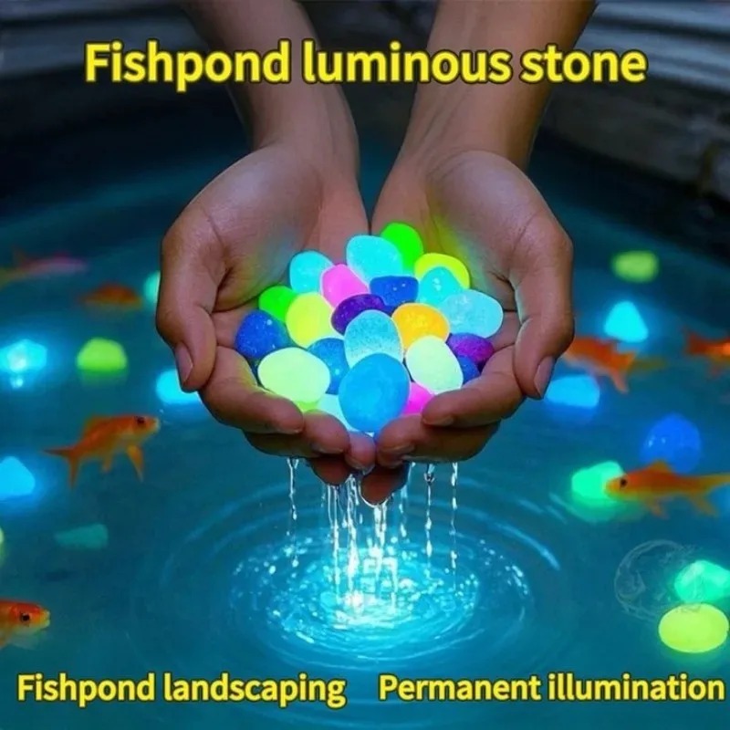 100-1000PCS Leuchtenden Stein  – Fish Aquarium Home Bewertung und Preis